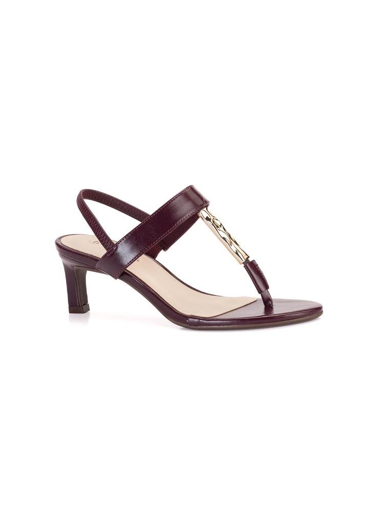 Sandália Bebecê Thong Enfeite Orgânico Roxo 3