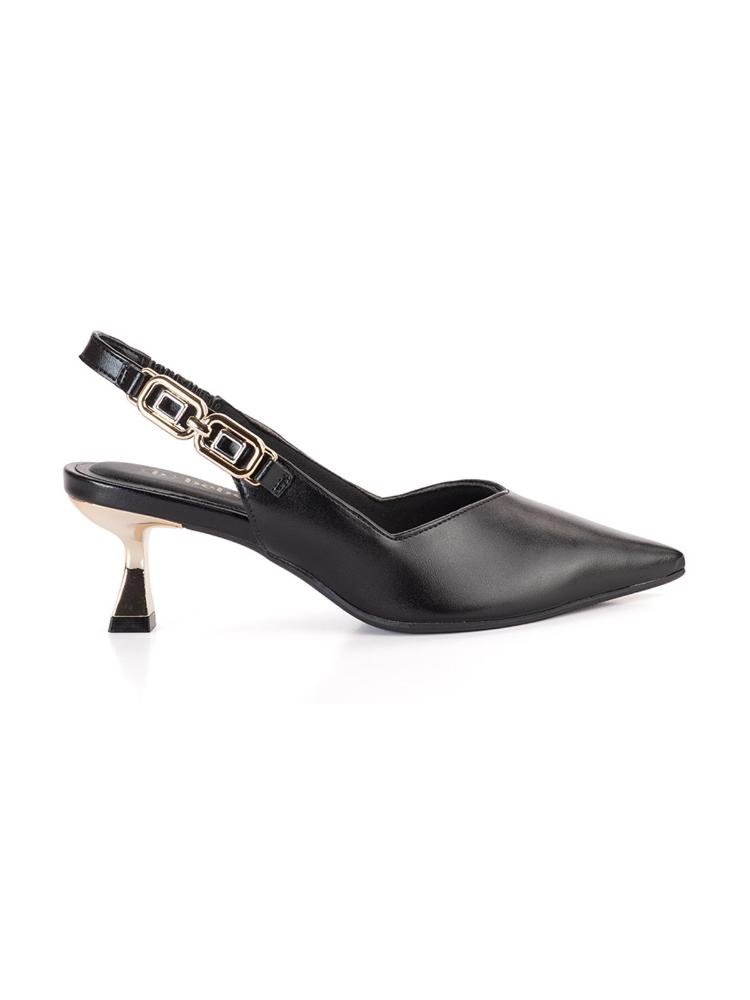 Scarpin Bebecê Slingback Enfeite Lateral