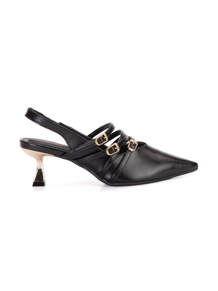 Scarpin Bebecê Slingback Mix Tiras