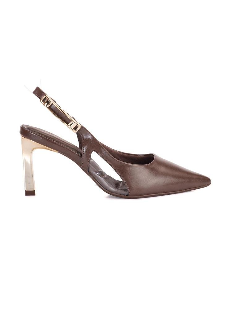 Scarpin Bebecê Slingback Detalhe Transparente