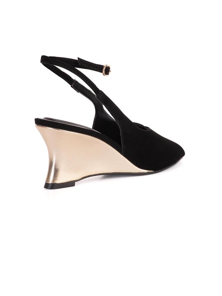 Tamanco Bebecê Slingback High Vamp Preto 4