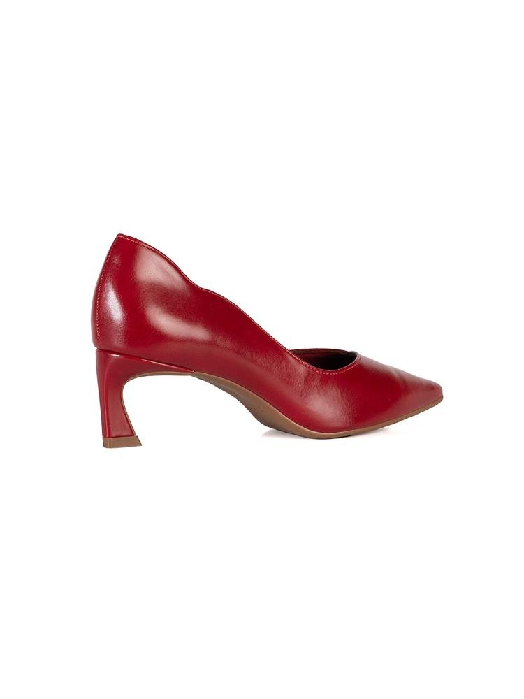 Scarpin Feminino com Corte Valorizado Vermelho 4