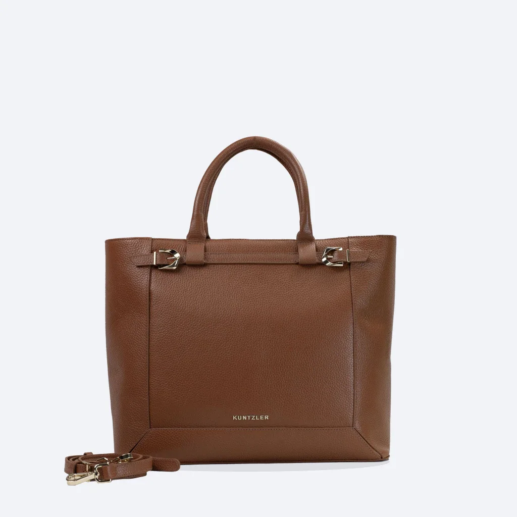 Bolsa Jeanne em Couro Cor Caramelo