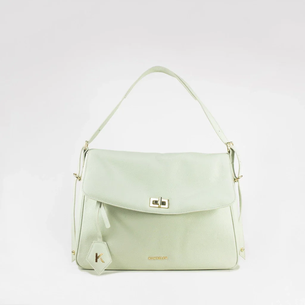 Bolsa Selina em Couro Cor Off White
