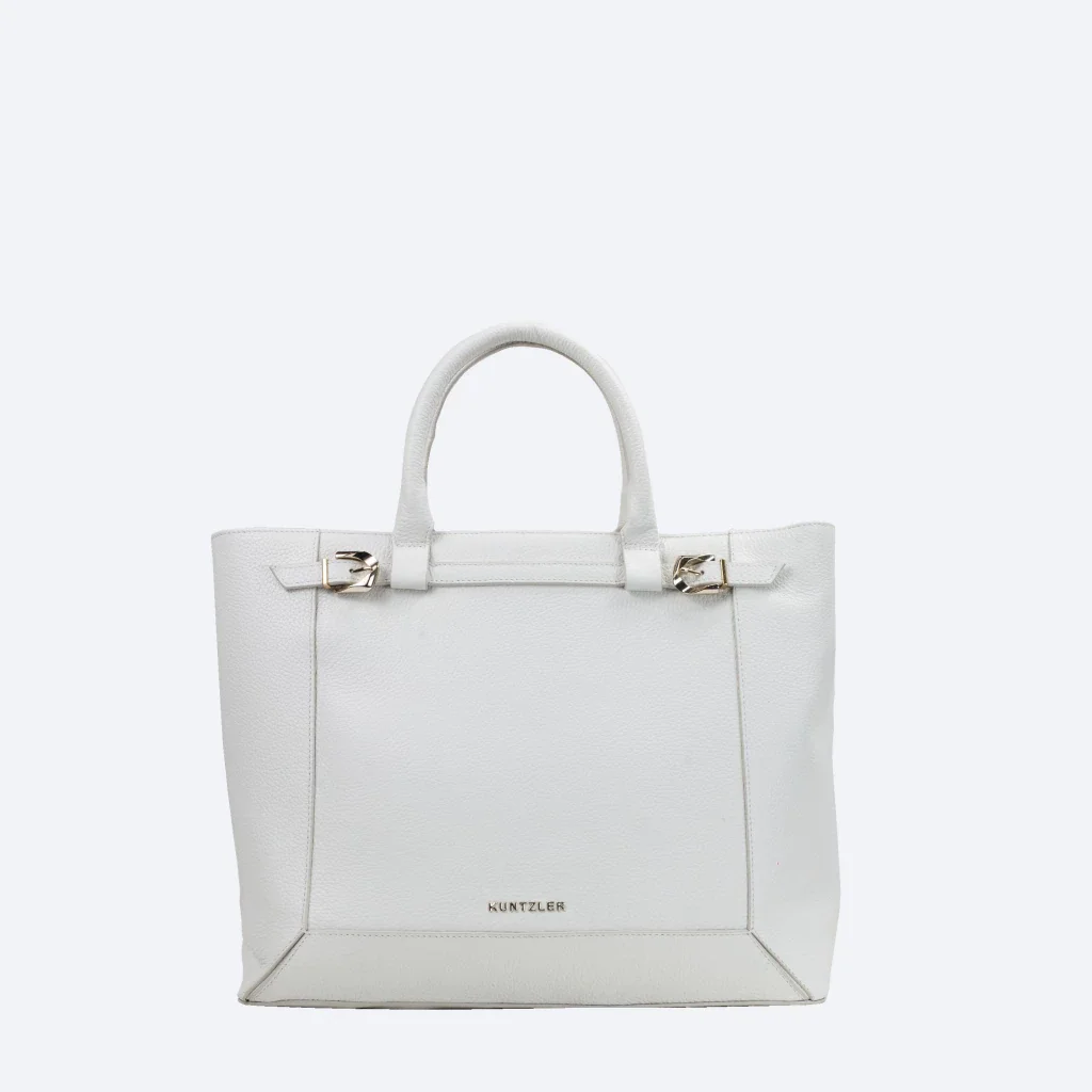 Bolsa Jeanne em Couro Cor Off White