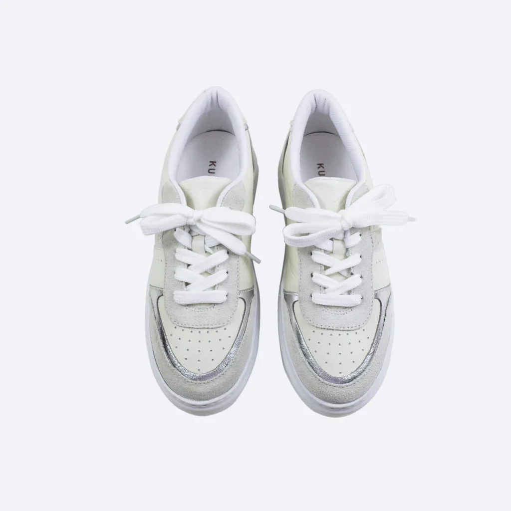 Tênis Alessia em Couro Cor Off White Branco 3