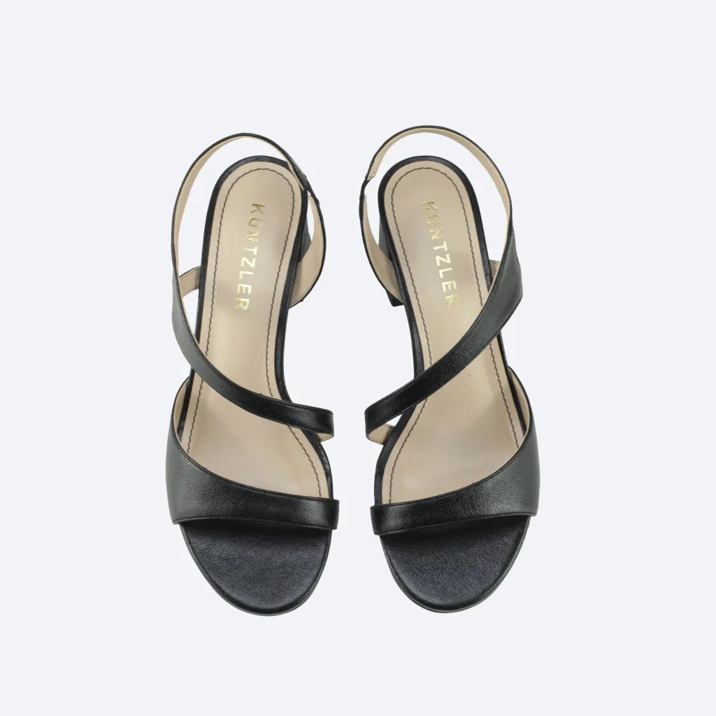 Sandália Isabela em Couro na Cor Preta Preto 2