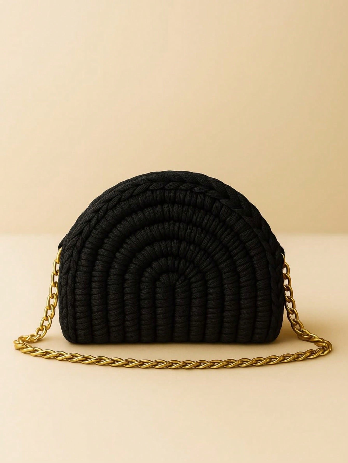 Bolsa Lua de croche - Alca Transversal de Corrente