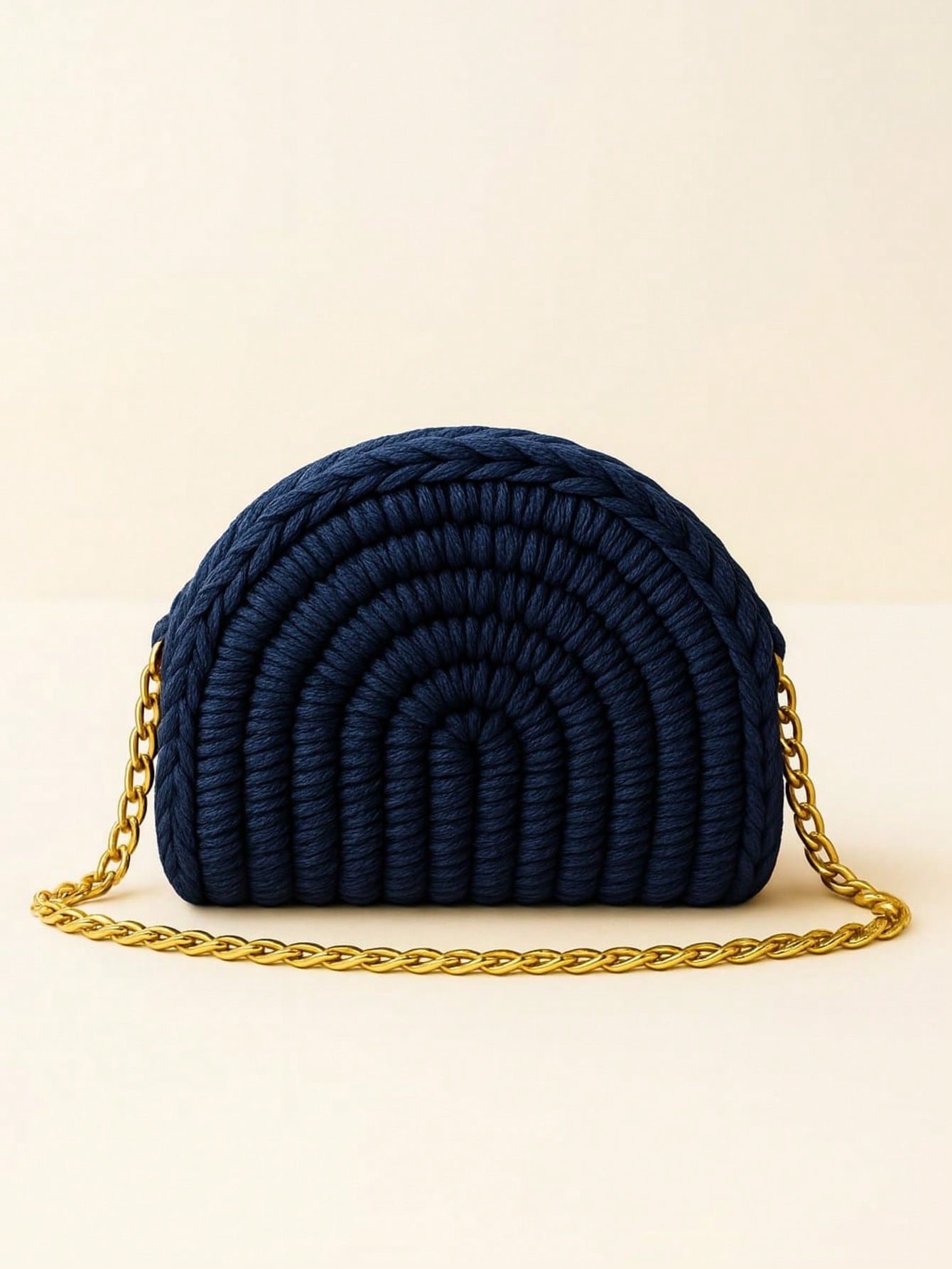 Bolsa Lua de croche - Alca Transversal de Corrente