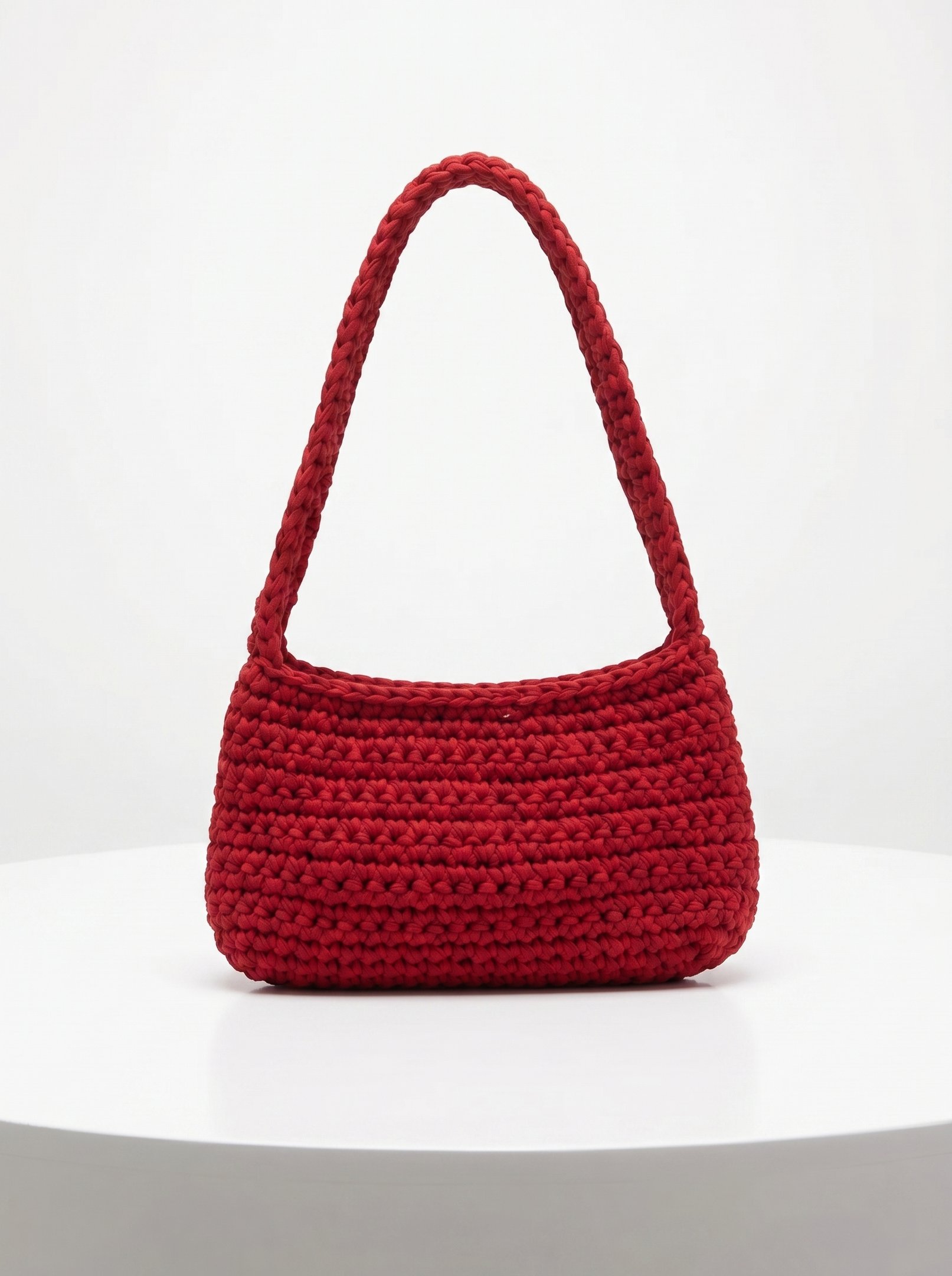 Bolsa Chery Feminina De Ombro Feita em Croche Verniz