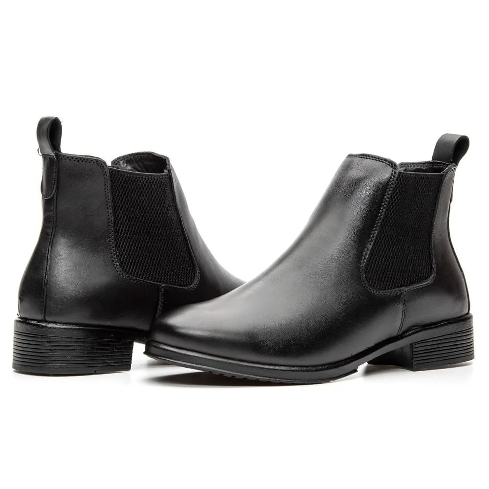 Bota Feminina Preta Farm Peccato Clube do Sapato de Franca Preto 3