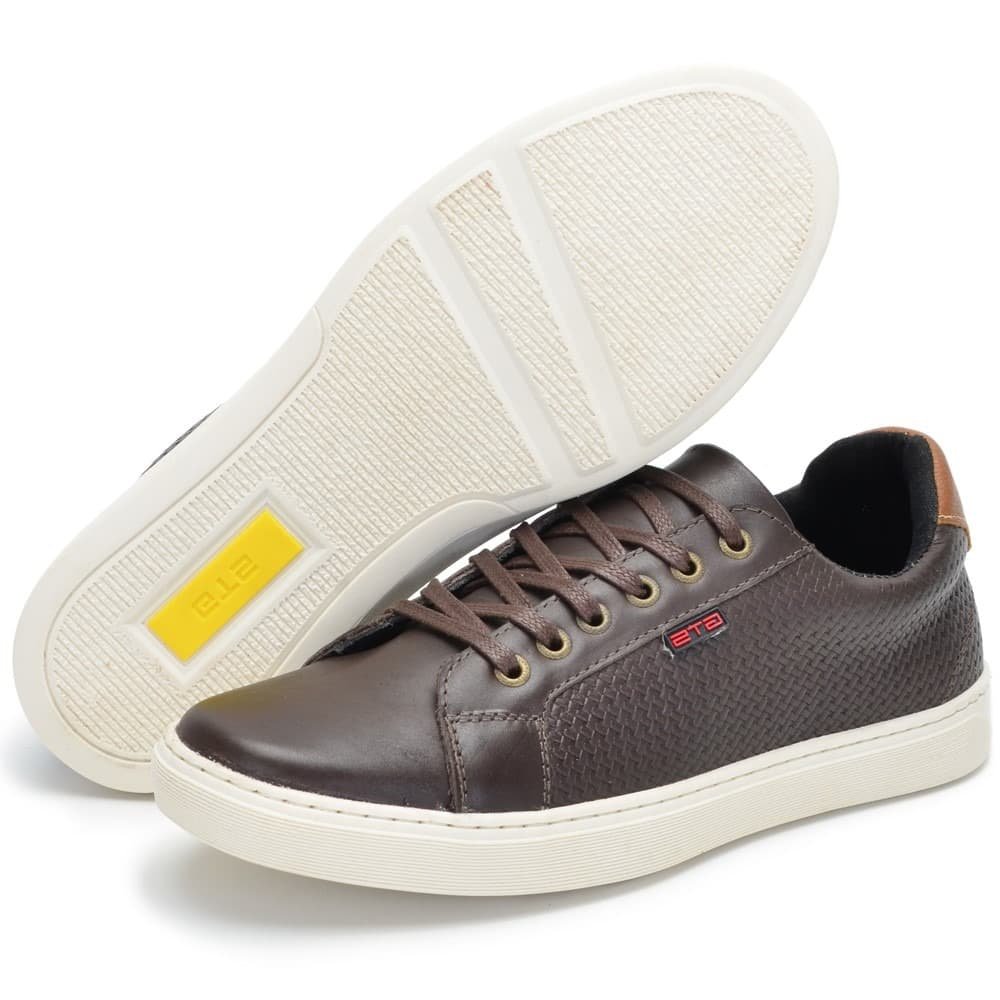 Sapatênis Masculino Marrom Catar Clube do Sapato de Franca Marrom 4