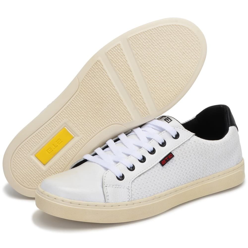 Sapatênis Masculino Branco Catar Clube do Sapato de Franca Branco 4