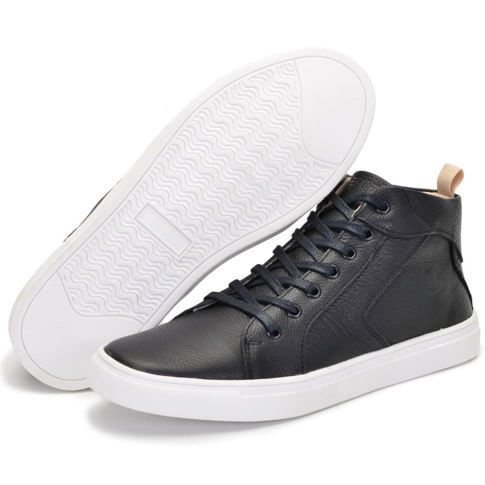 Tênis Masculino Preto City Casual Clube do Sapato de Franca Preto 5