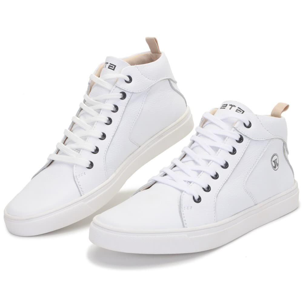 Tênis Branco Casual Masculino City Clube do Sapato de Franca Branco 2