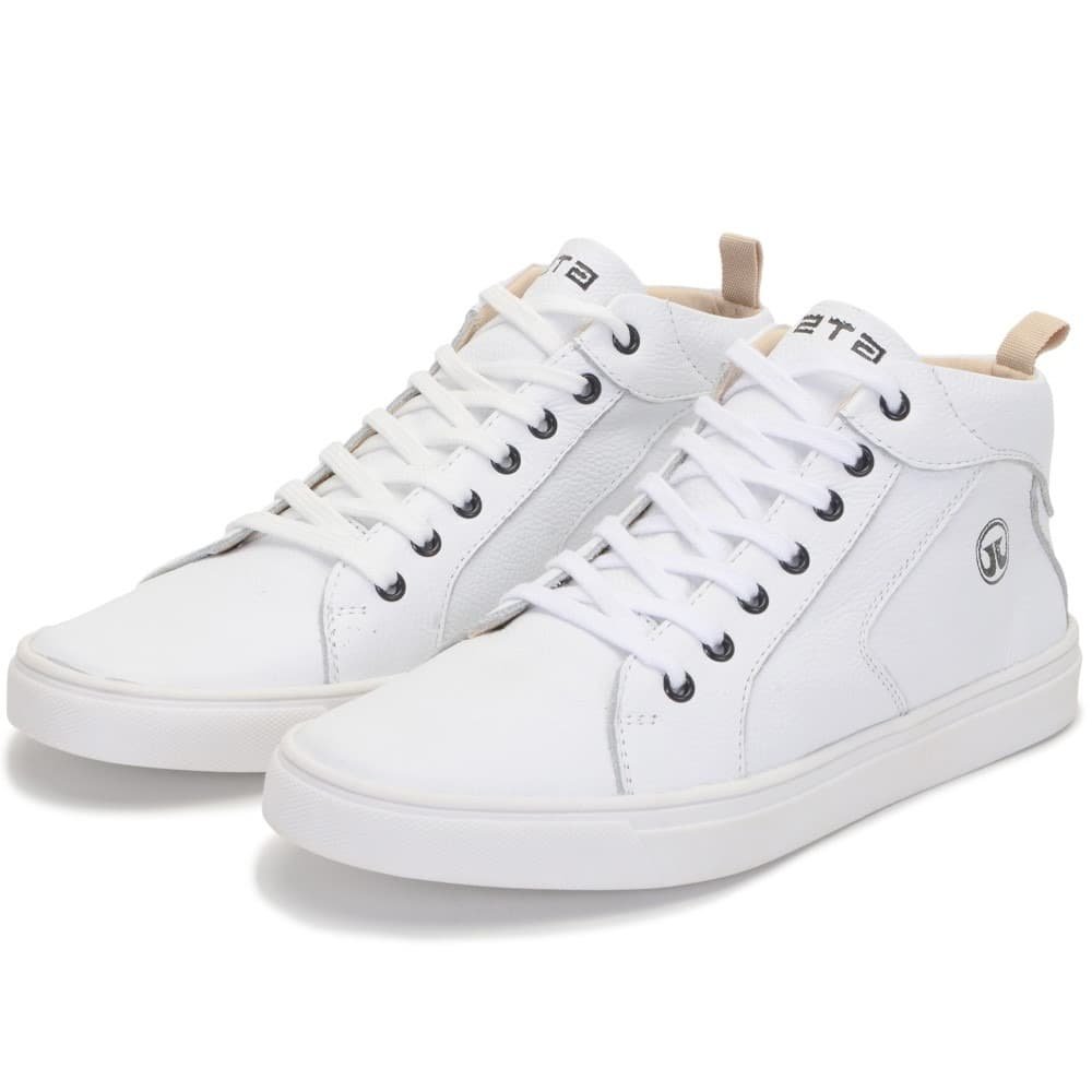 Tênis Branco Casual Masculino City Clube do Sapato de Franca Branco 4