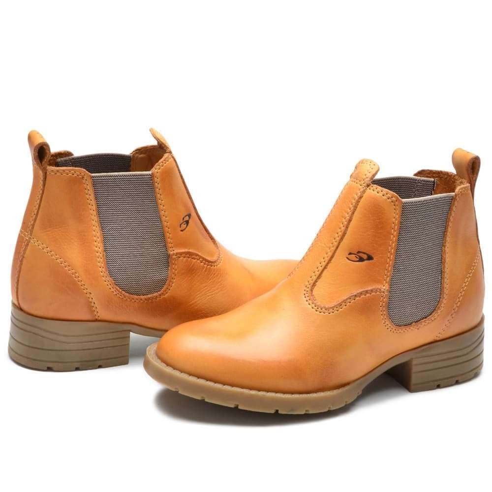 Botina Country Infantil de Couro Cowboy Kids Bege | Clube do Sapato de Franca Bege 4