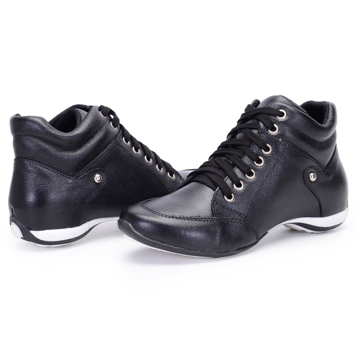 Bota Feminina Academia Top Confort 1 Preta Peccato Clube do Sapato de Franca Preto 2