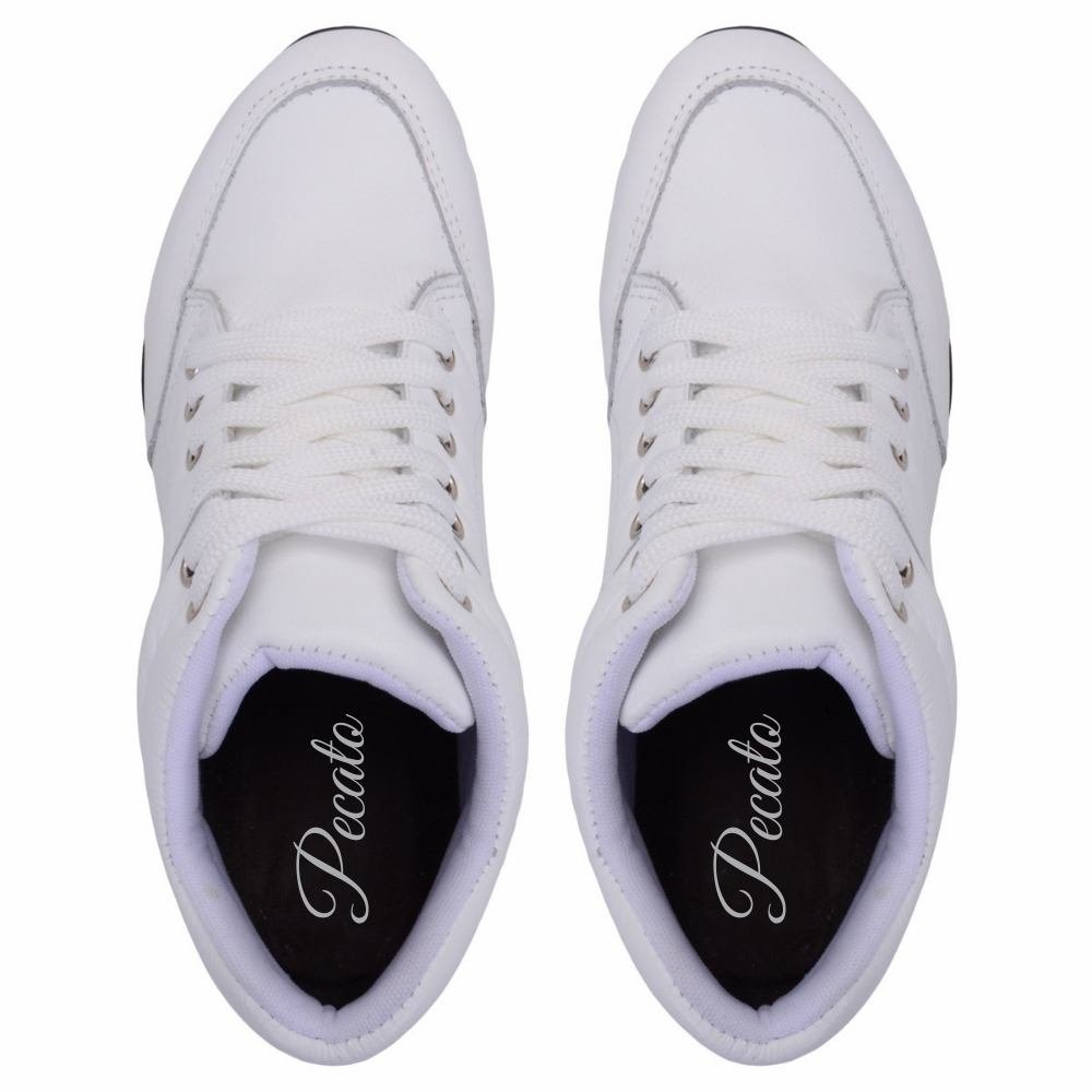 Bota Feminina Branca Top Confort 1 Peccato Clube do Sapato de Franca Branco 5