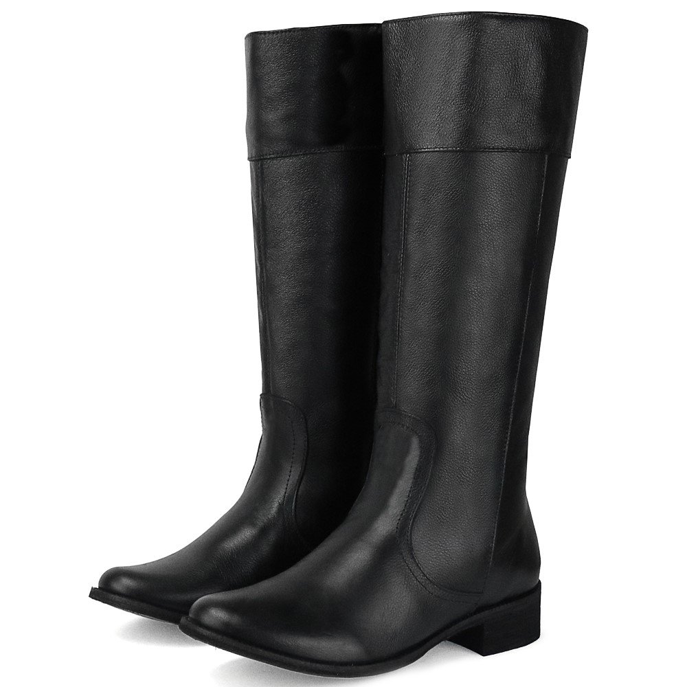 Bota Montaria Feminina Peccato Bali Preta Clube do Sapato de Franca Preto 4