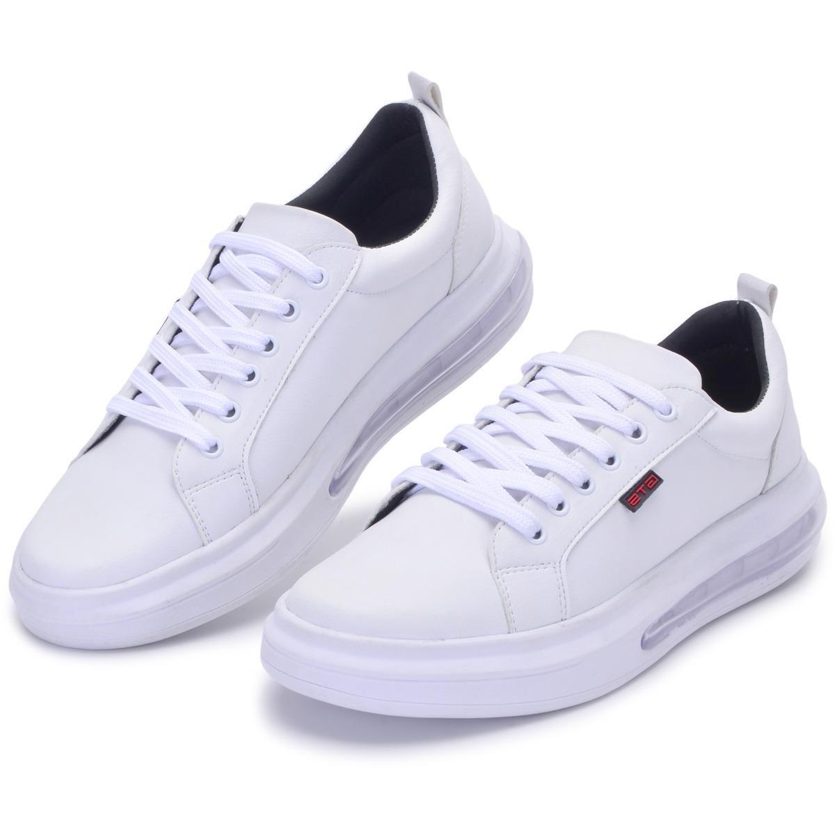 Tênis Masculino Branco Casual Impulse Air Clube do Sapato de Franca Branco 2