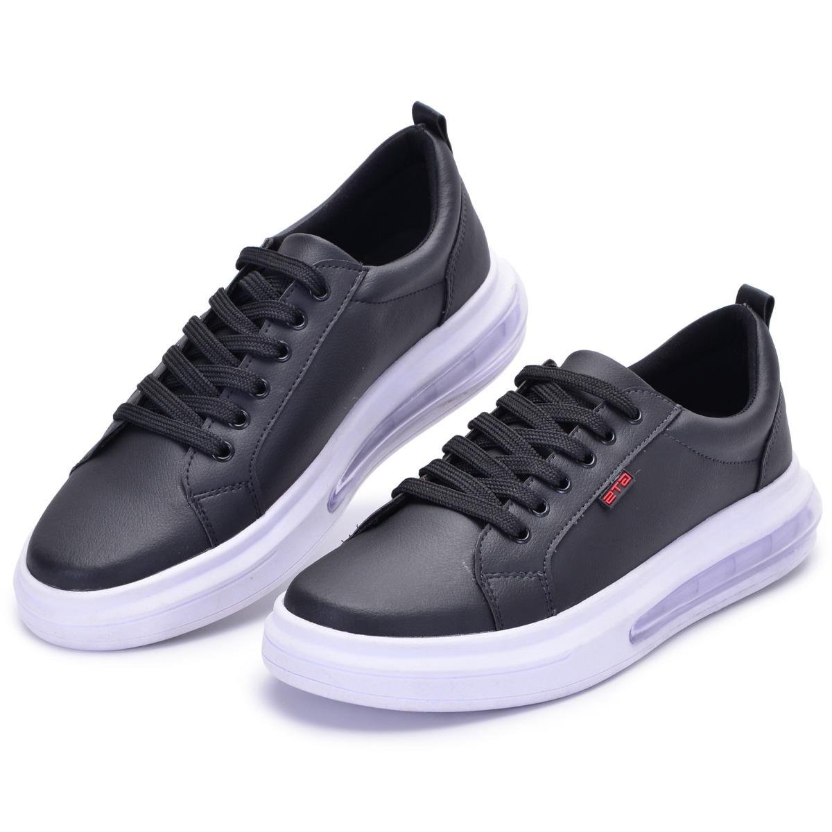 Tênis Casual Preto Masculino Impulse Air Clube do Sapato de Franca Preto 2