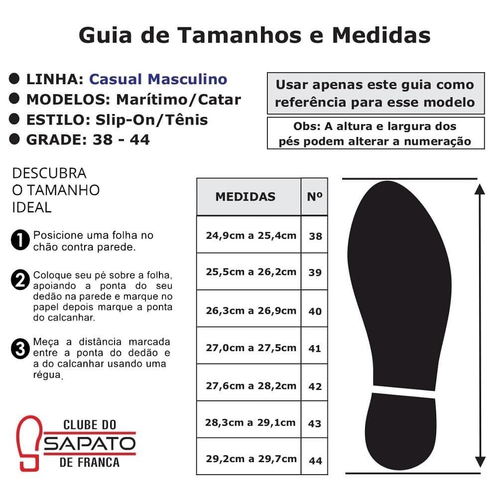 Sapato Slip On Masculino Couro Nautico Preto Clube do Sapato de Franca Preto 5