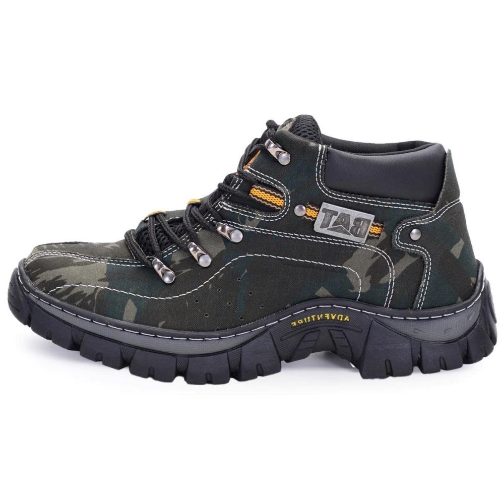 Bota Adventure Pantanal Brasil Clube do Sapato de Franca RN keep Trail Camuflado Verde 2