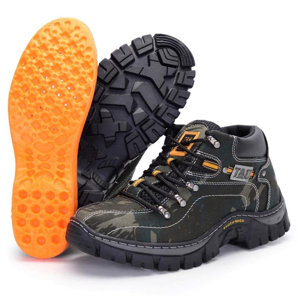 Bota Adventure Pantanal Brasil Clube do Sapato de Franca RN keep Trail Camuflado Verde 4