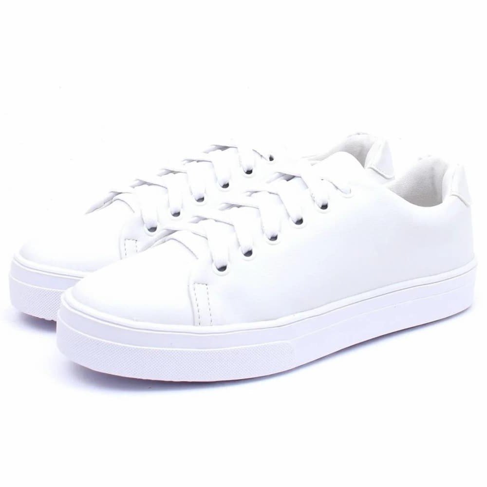 Tênis Feminino Casual  Leve Clube do Sapato de Franca Peccato RN Smart Branco