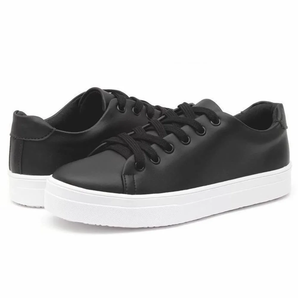 Tênis Feminino Casual Leve Clube do Sapato de Franca Peccato RN Smart Preto Preto 3