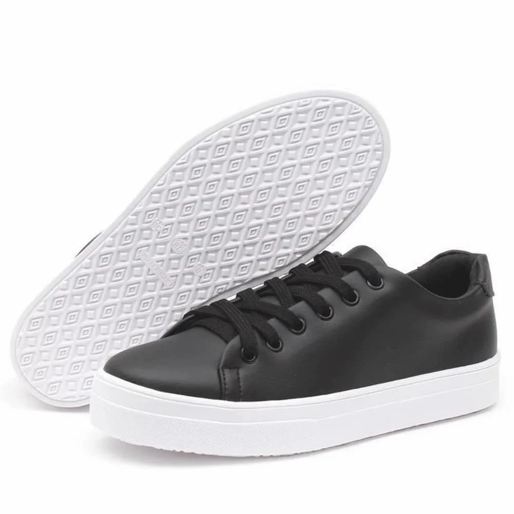 Tênis Feminino Casual Leve Clube do Sapato de Franca Peccato RN Smart Preto Preto 5