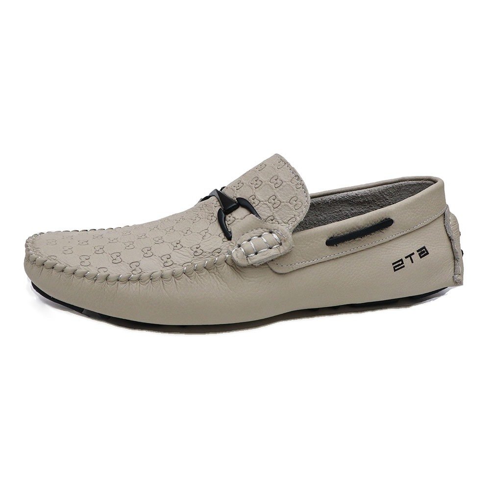 Mocassim Driver Masculino de Couro Legitimo Clube Do Sapata de Franca R RN Skyline