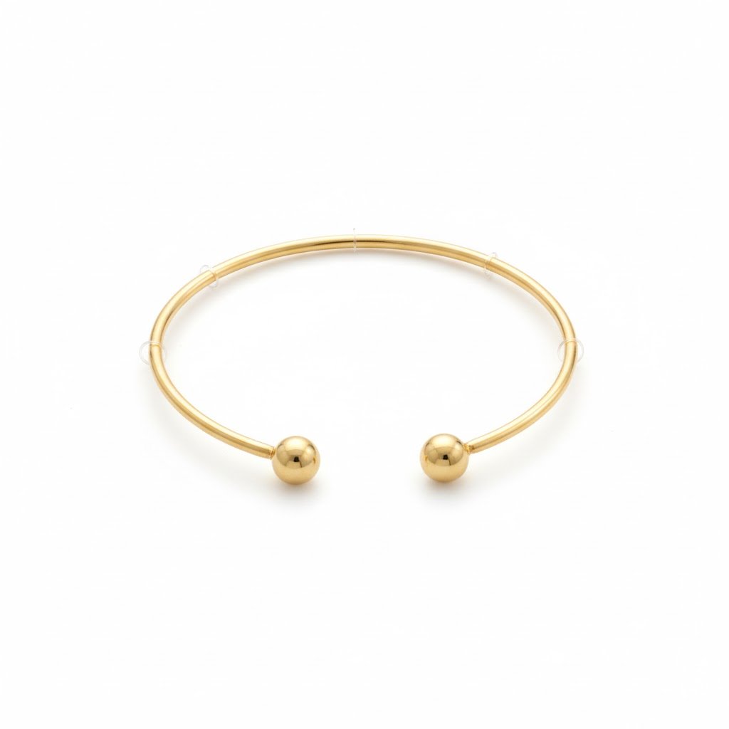 BRACELETE BALLS BANHADO EM OURO 18K