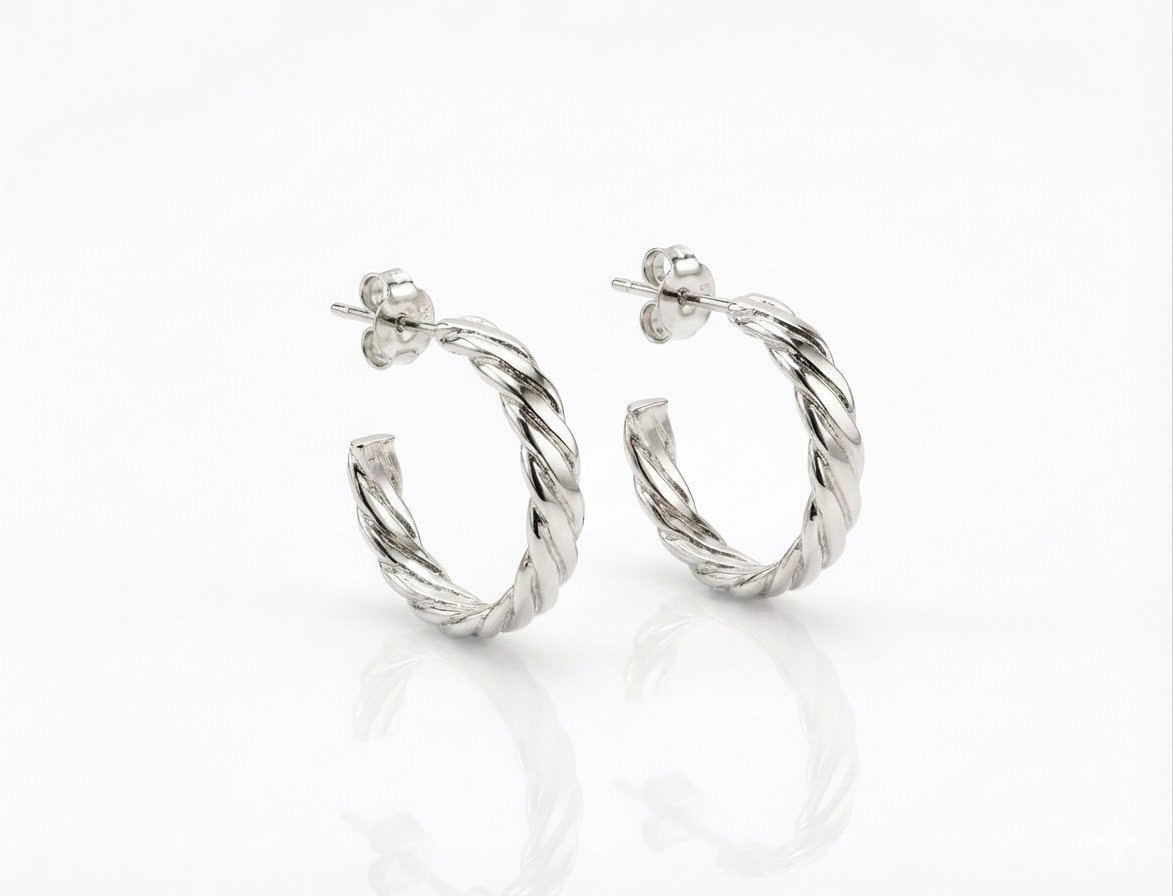 ARGOLA P MANUELA BANHADO EM PRATA 925