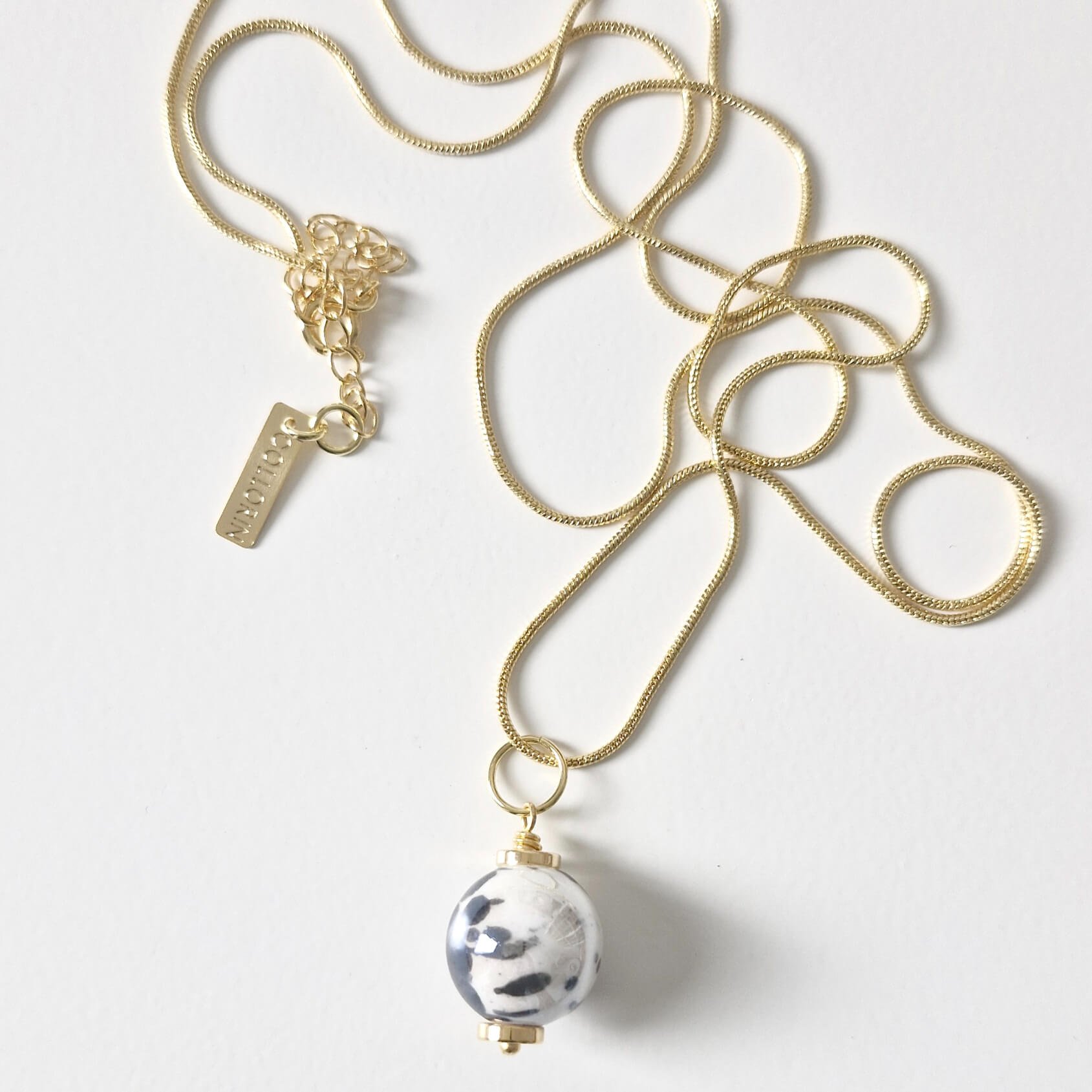 Colar Longo Macchiato Dourado 3