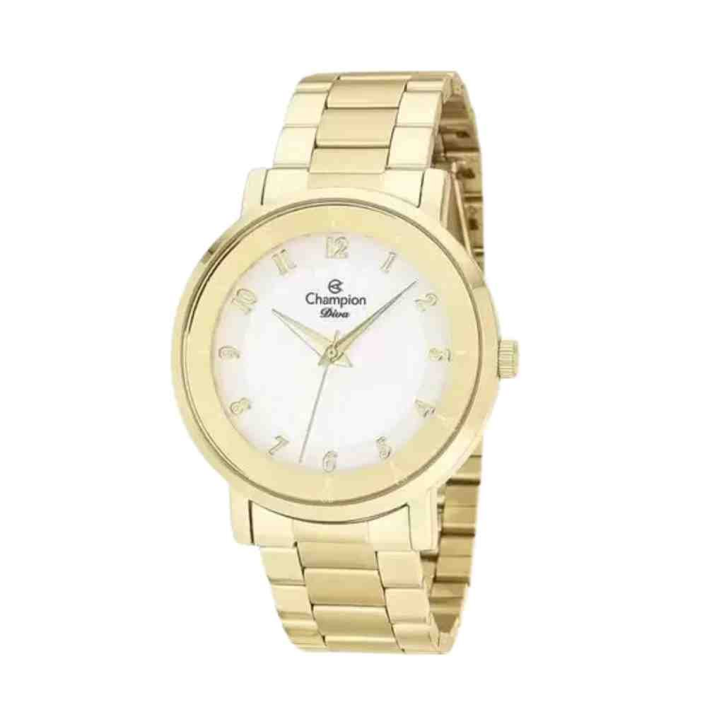 Relógio Champion Diva Dourado Feminino CN26662H