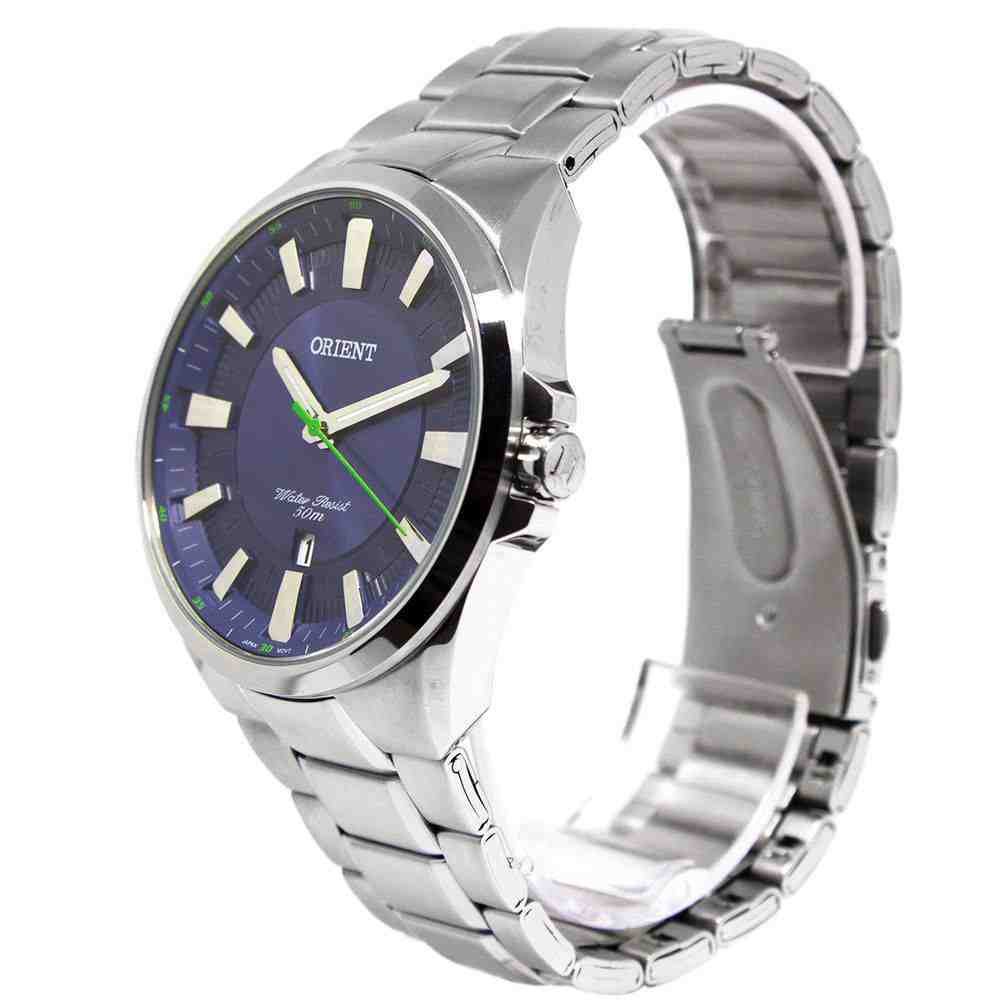 Relógio Orient Masculino Casual Prateado Mbss1354 D1sx 