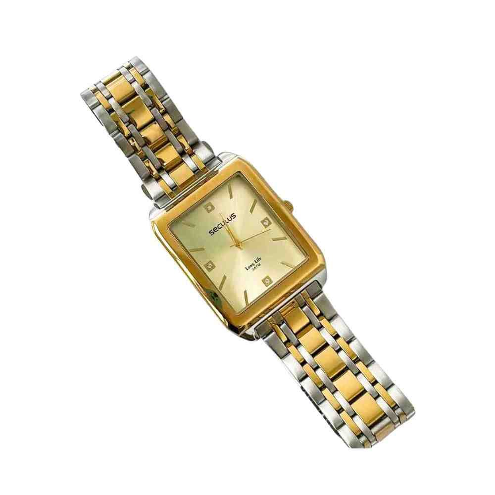 Relógio Bicolor Feminino Seculus 44118LPSVBA2 