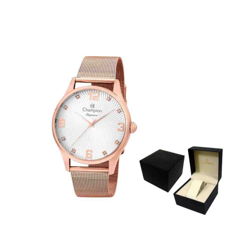 Relógio Champion Dourado Feminino CN25716O 