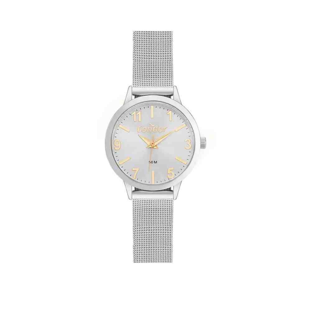 Relógio Condor Feminino Casual Prateado CO2035NCZ/4K