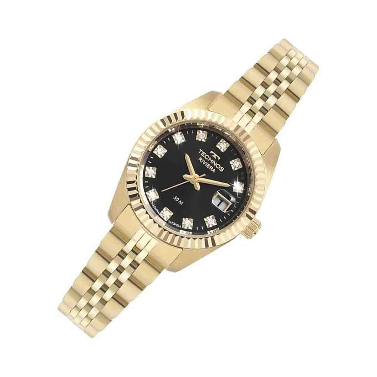 Relógio Technos Riviera Dourado Feminino 2015CEL/1P