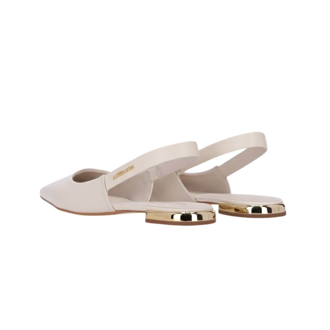 Slingback Feminino Luz Da Lua 80240021 Branco 2