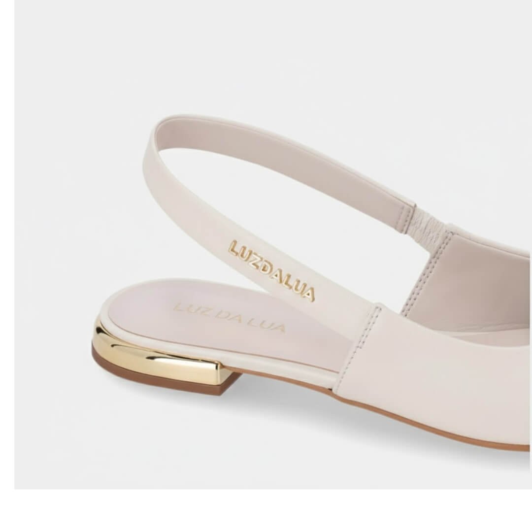 Slingback Feminino Luz Da Lua 80240021 Branco 3
