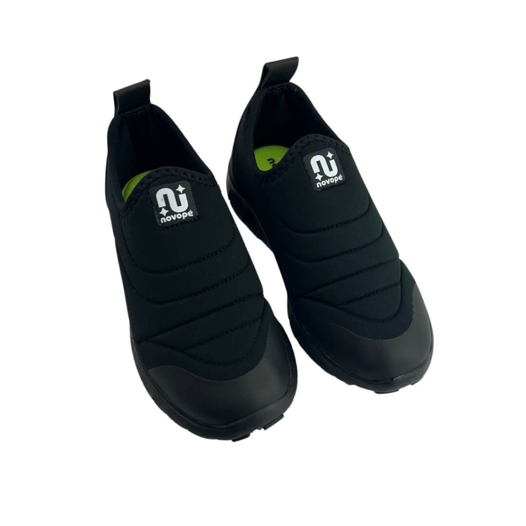 Tenis Infantil Menino Novope 10001283_3 Textil Preto Preto 3