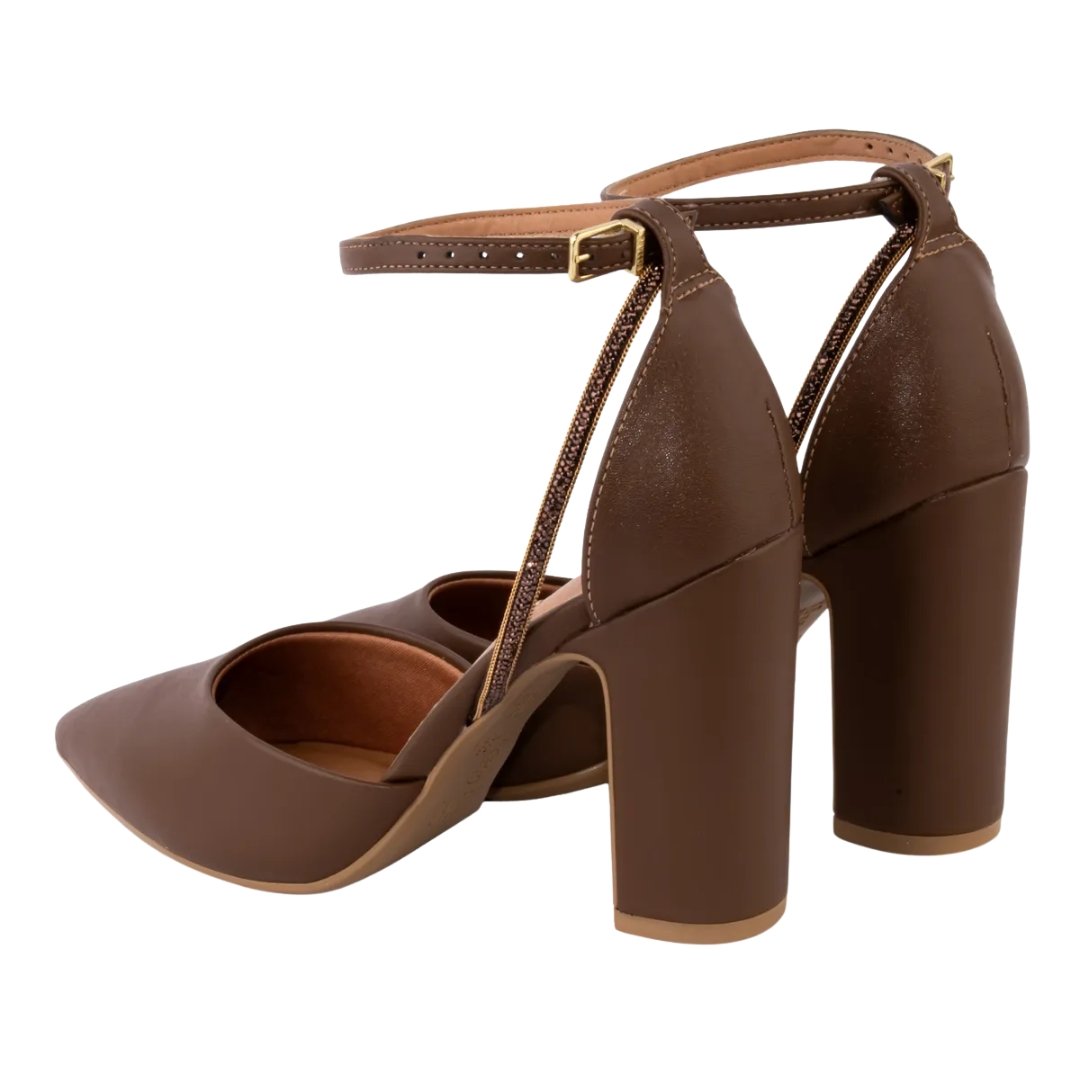 Sapato Feminino Vizzano 1285.449 Pelica Florença Capuccino 3