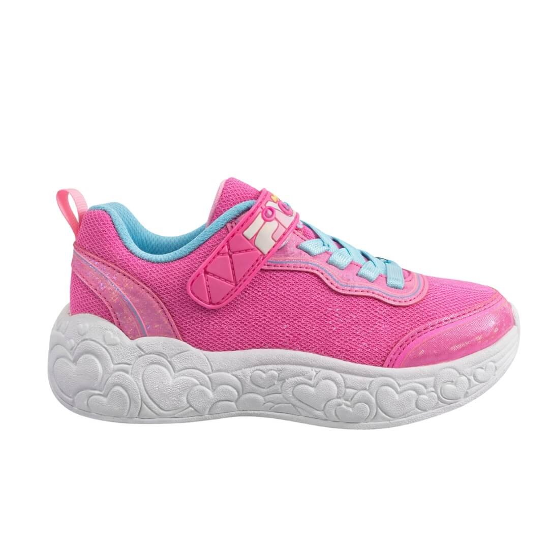 Tenis Infantil Menina Skechers 302697l/Smlt Heart Lights Rosa 4