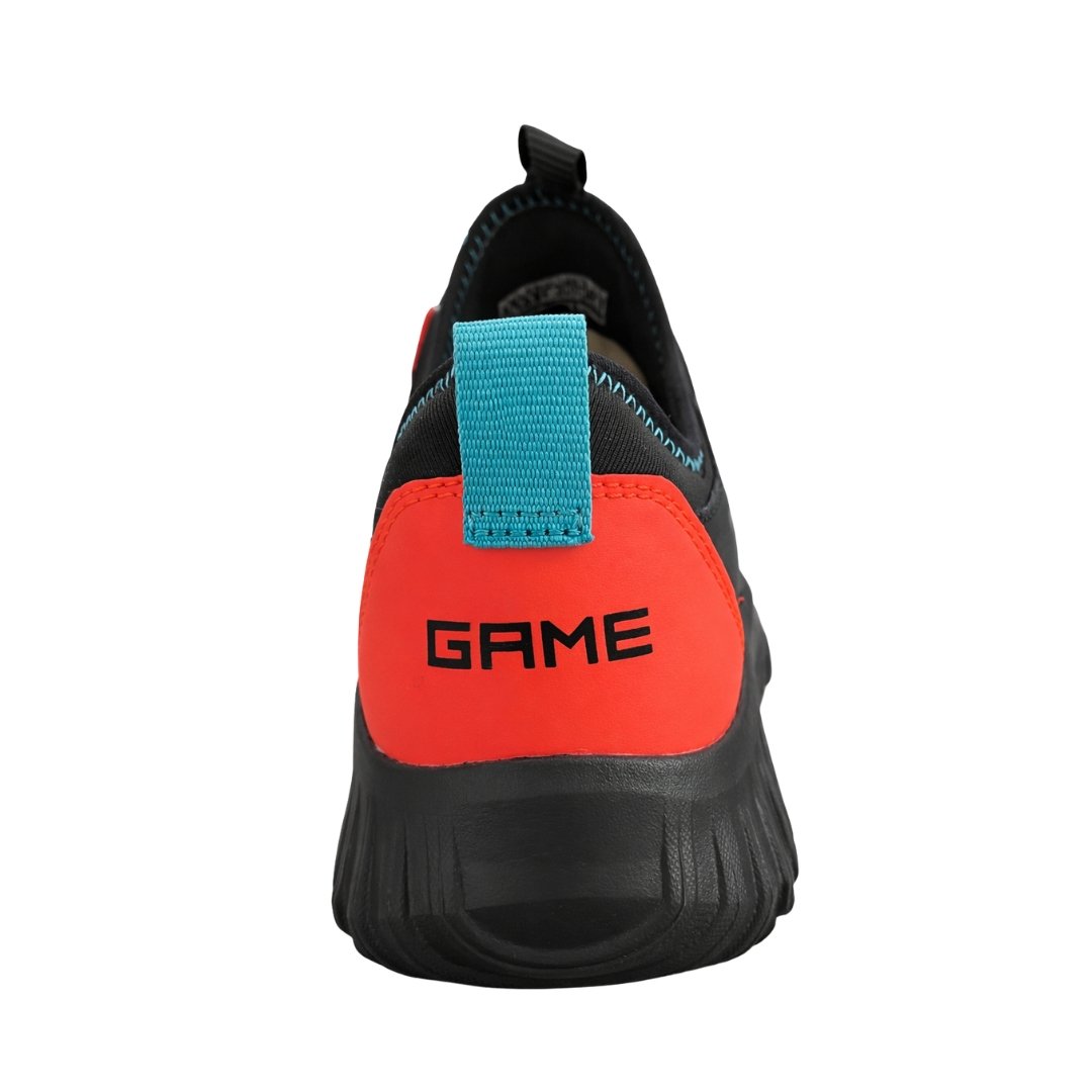 Tenis Infantil Menino Skechers 402268l/Bkmt Techno Pointz Preto 4