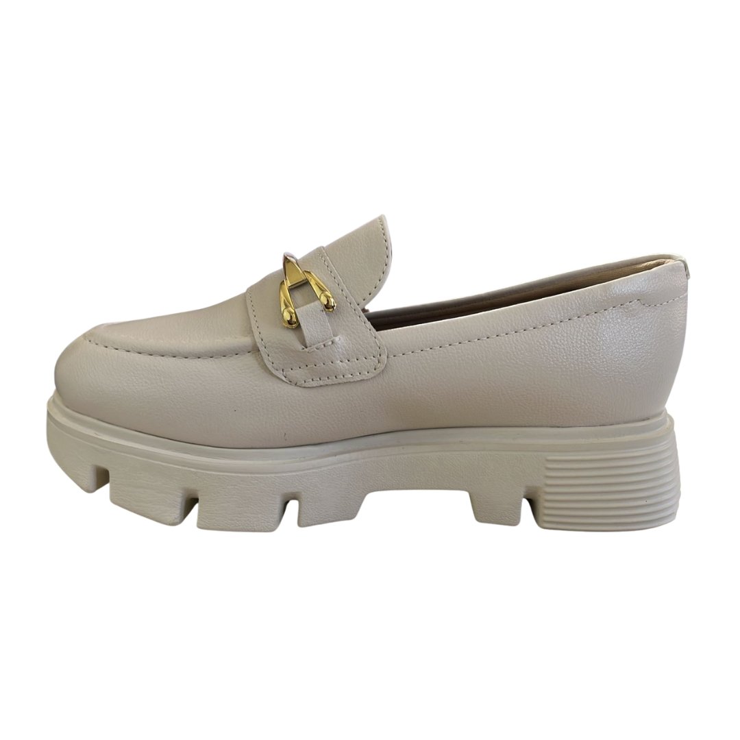 Mocassim Feminino Modare 7409.102 Napa Floather Nature Branco 3