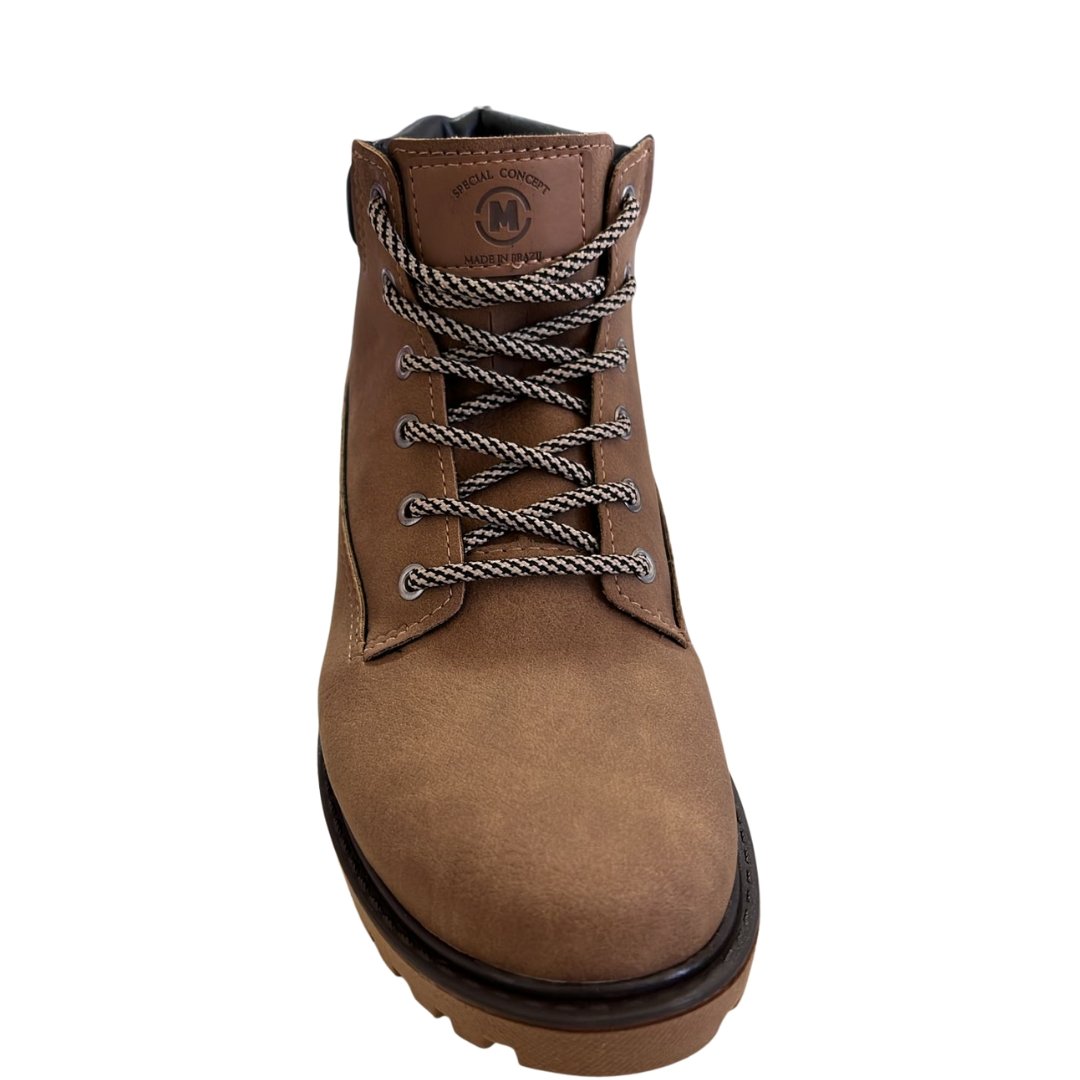 Bota Infantil Menino Molekinho 2817.111 Napa Suprema Marrom 2